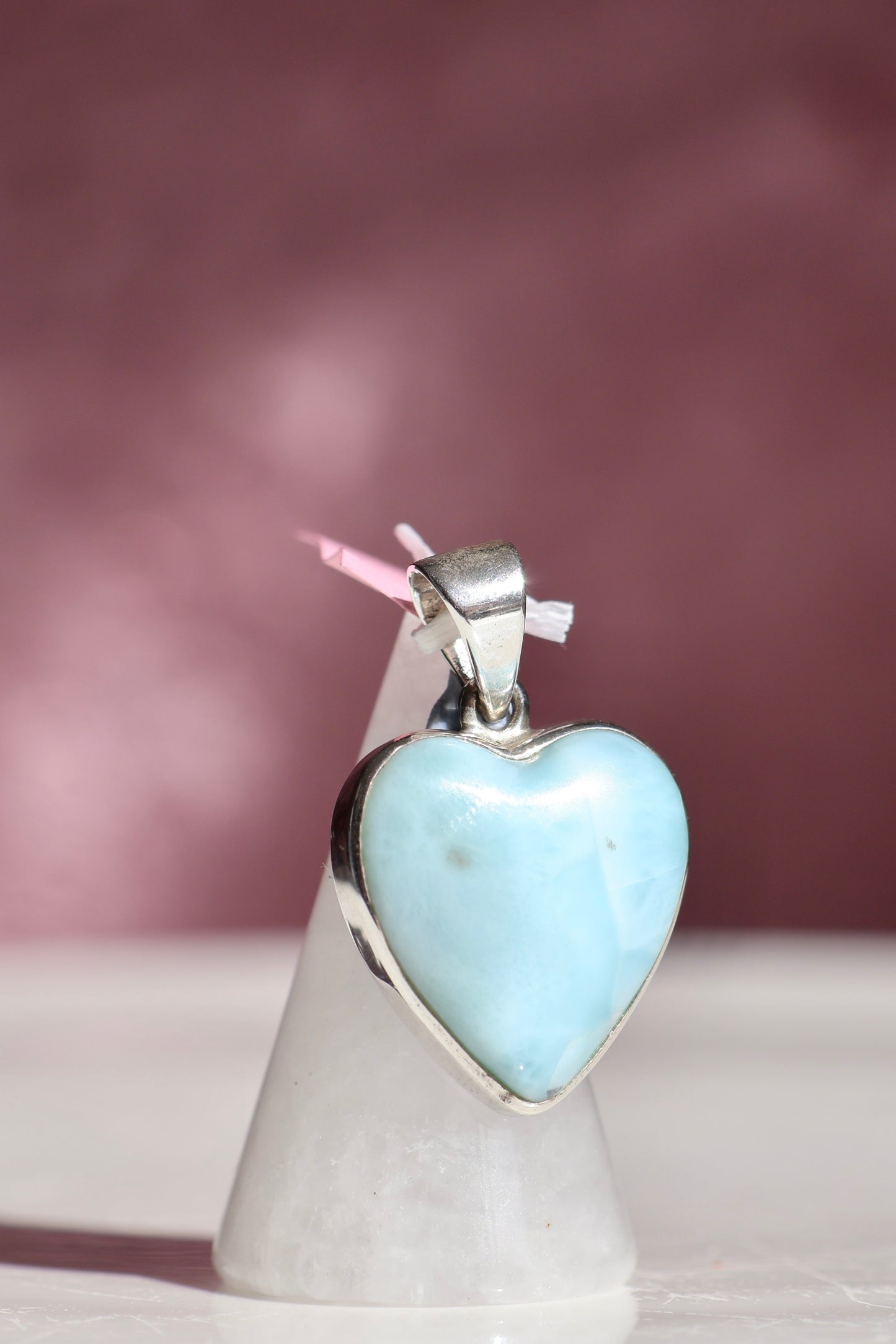 Larimar Heart Pendant