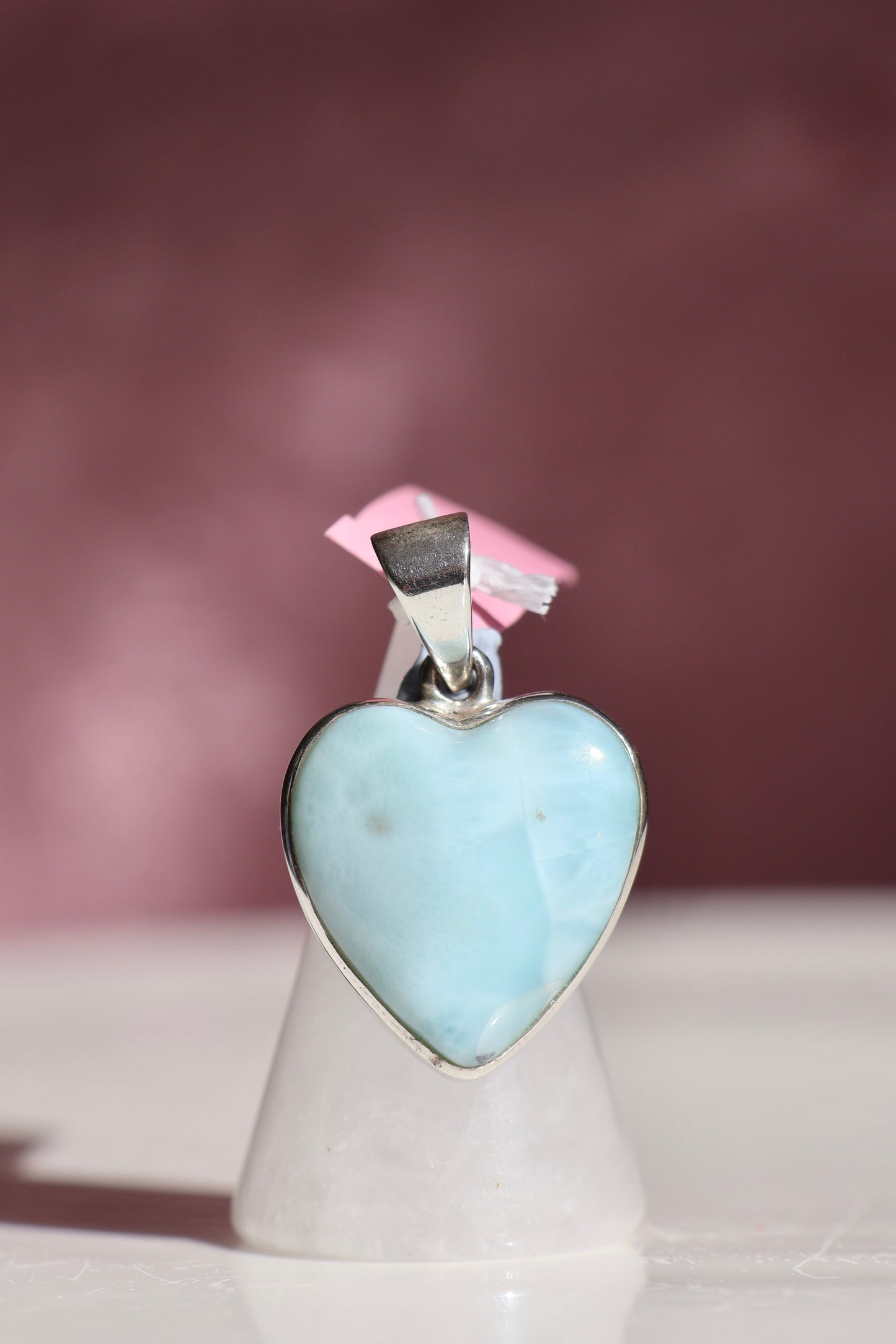 Larimar Heart Pendant