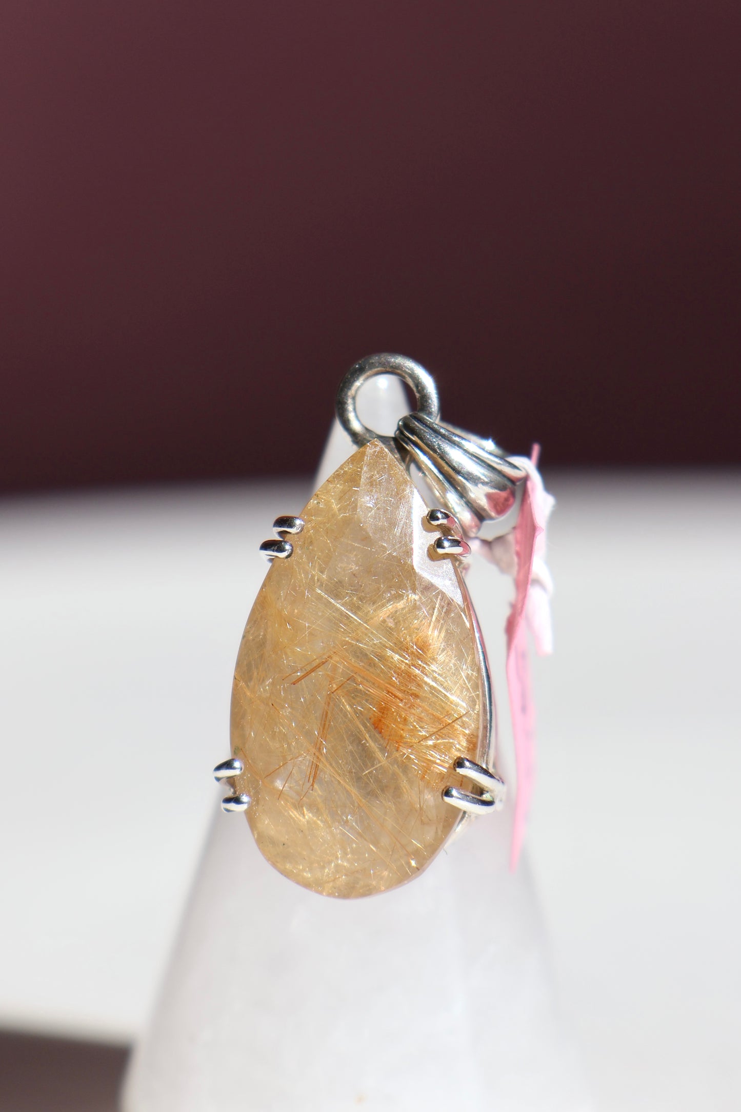 Golden Rutile Pendant