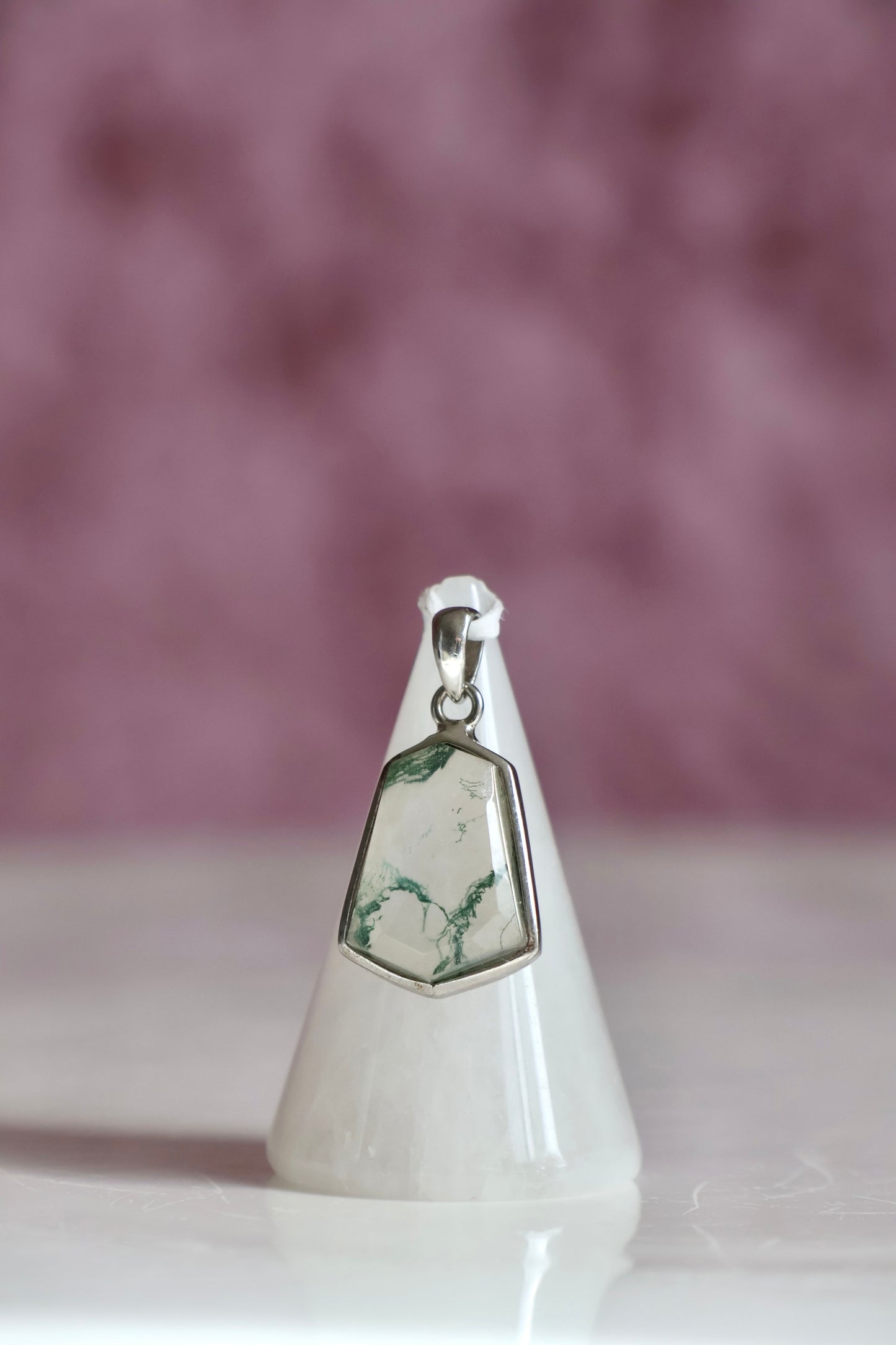 Moss Agate Pendant 002