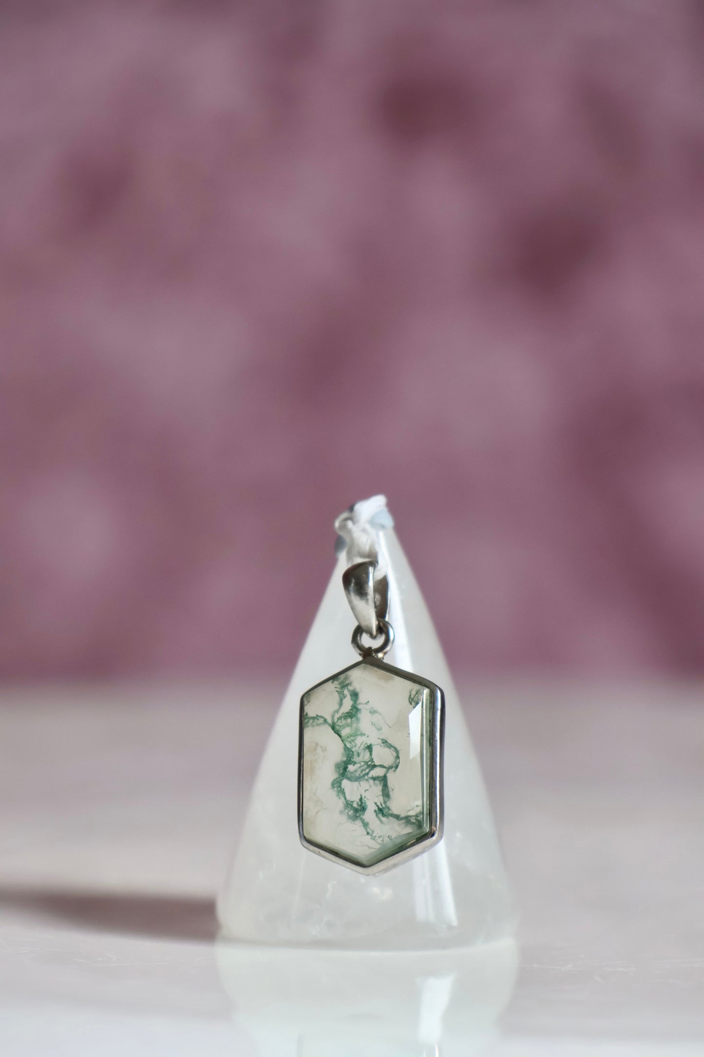 Moss Agate Pendant 001