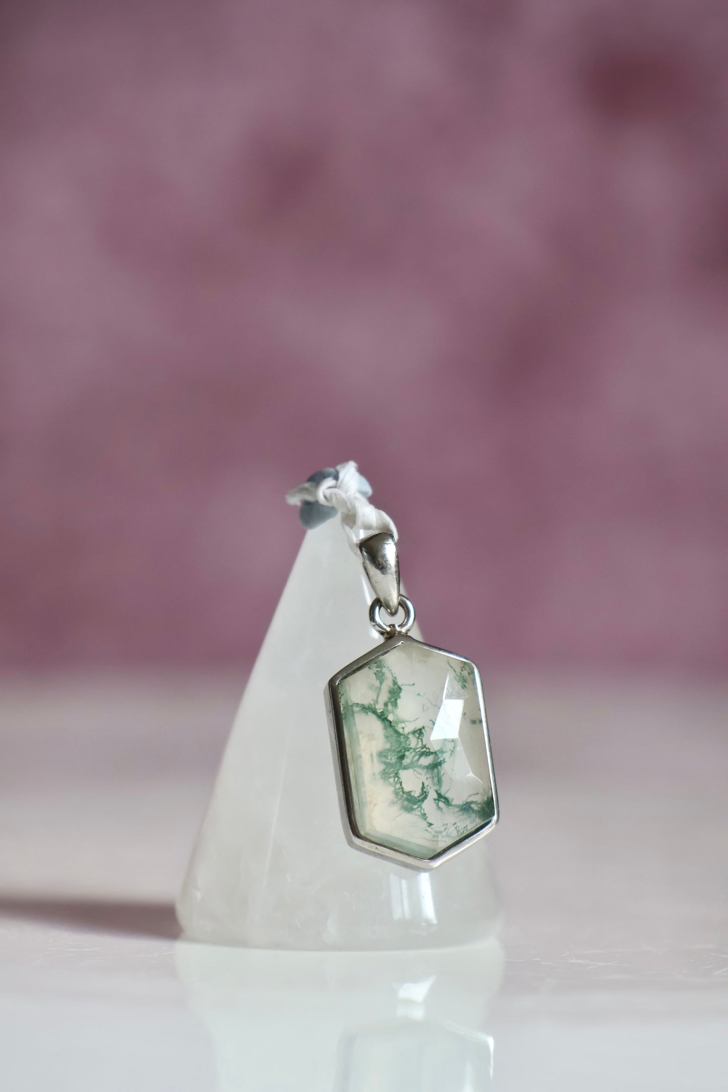 Moss Agate Pendant 001
