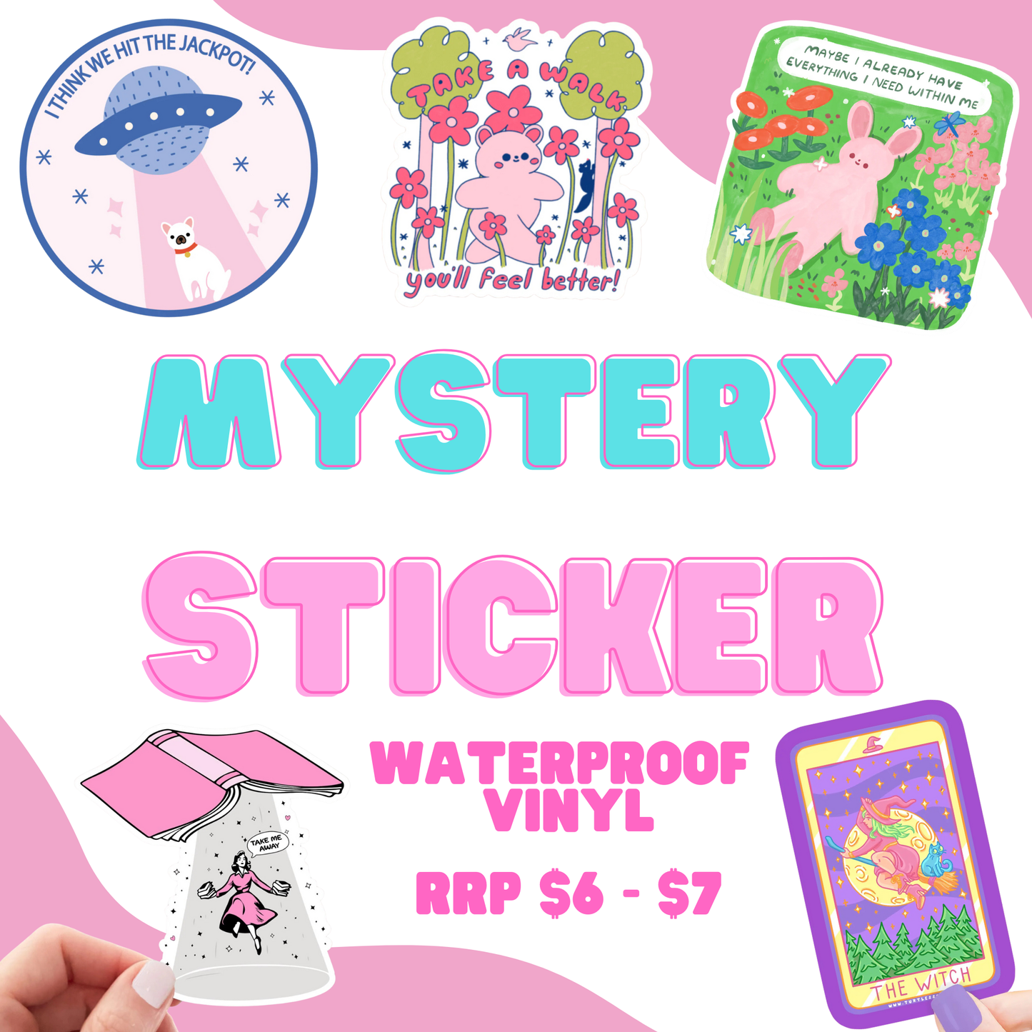 Mystery Sticker - Waterproof Vinyl