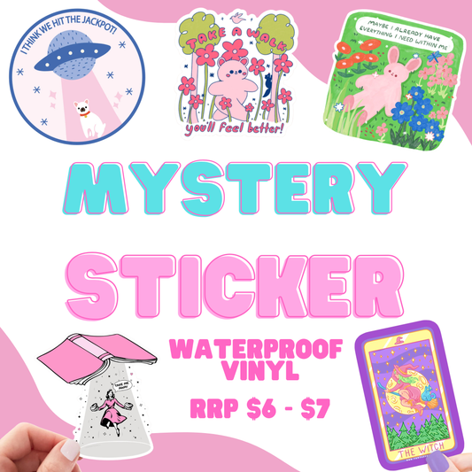 Mystery Sticker - Waterproof Vinyl