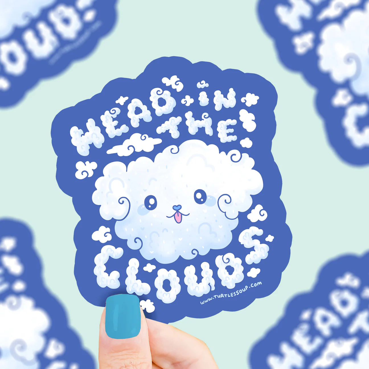 Head In the Clouds Vinyl Sticker