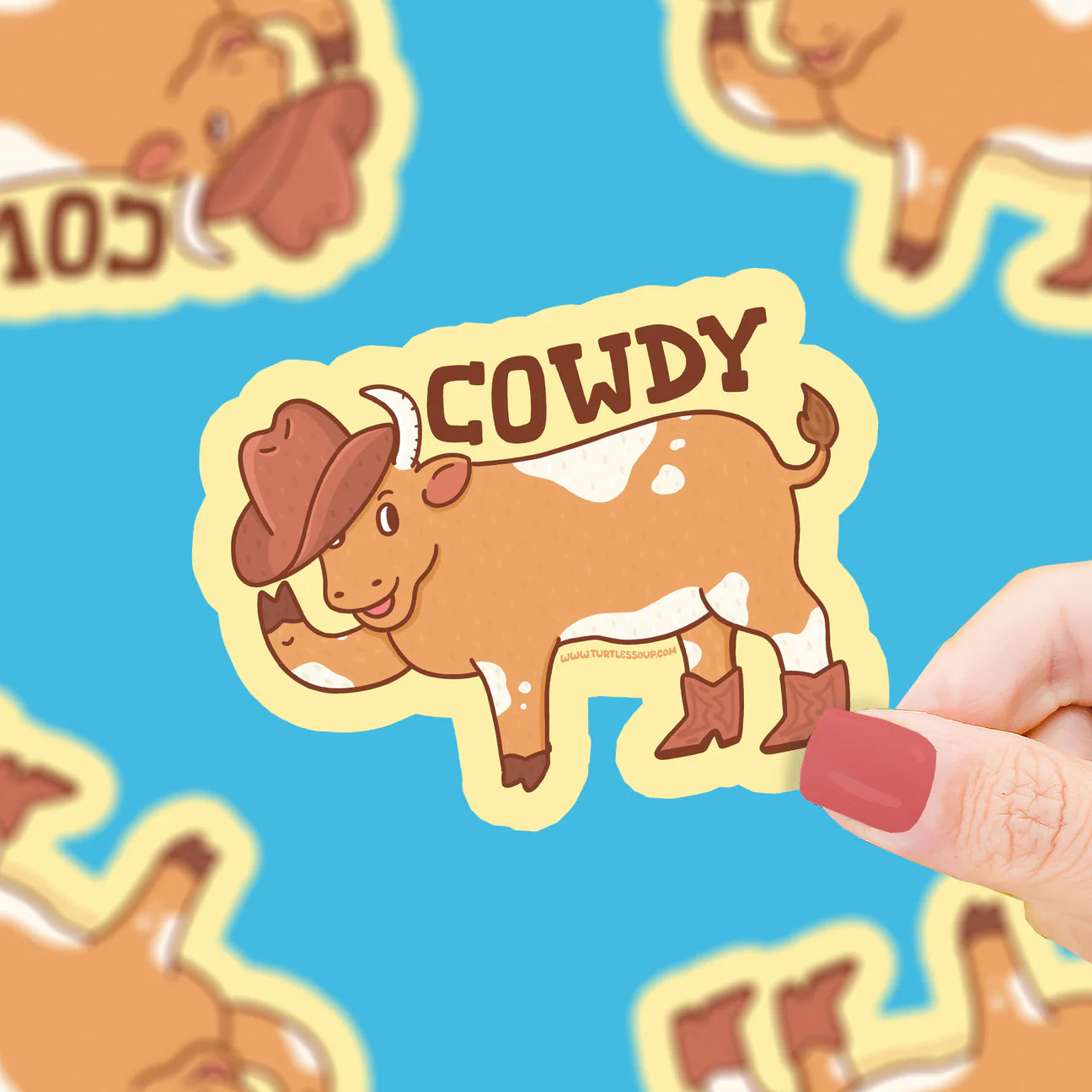 Cowdy Vinyl Sticker