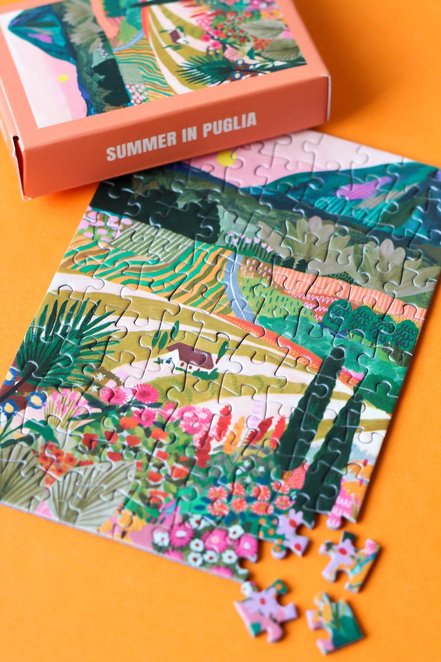 Summer in Puglia mini puzzle, 99 pieces