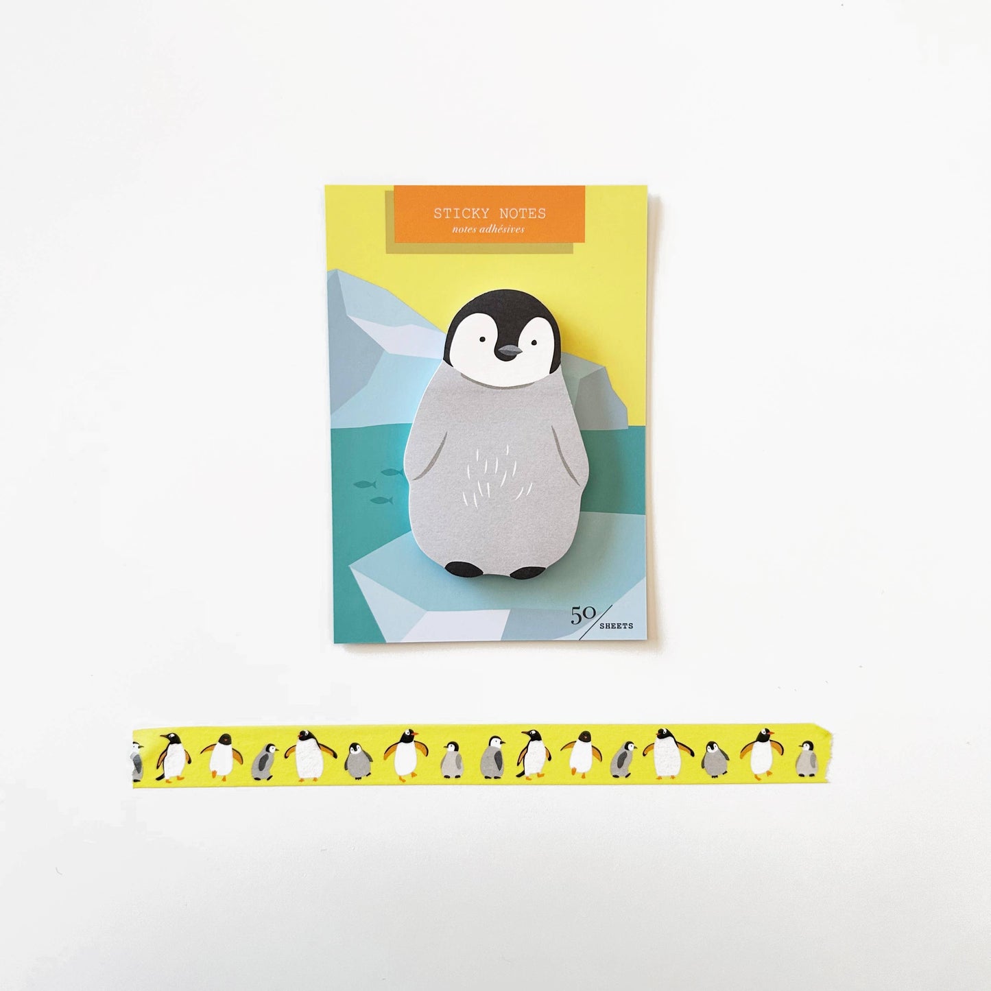 Penguin Die Cut Single Sticky Notes