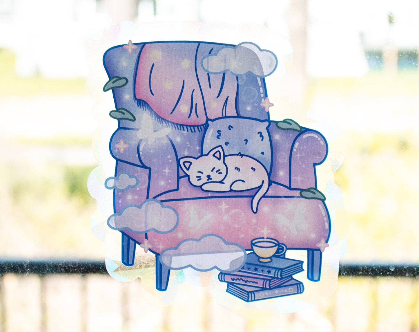 Reading Chair Suncatcher