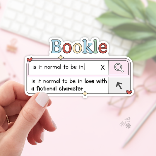 Bookle Fictional Characters Stickers / Bookish Stickers: 3''