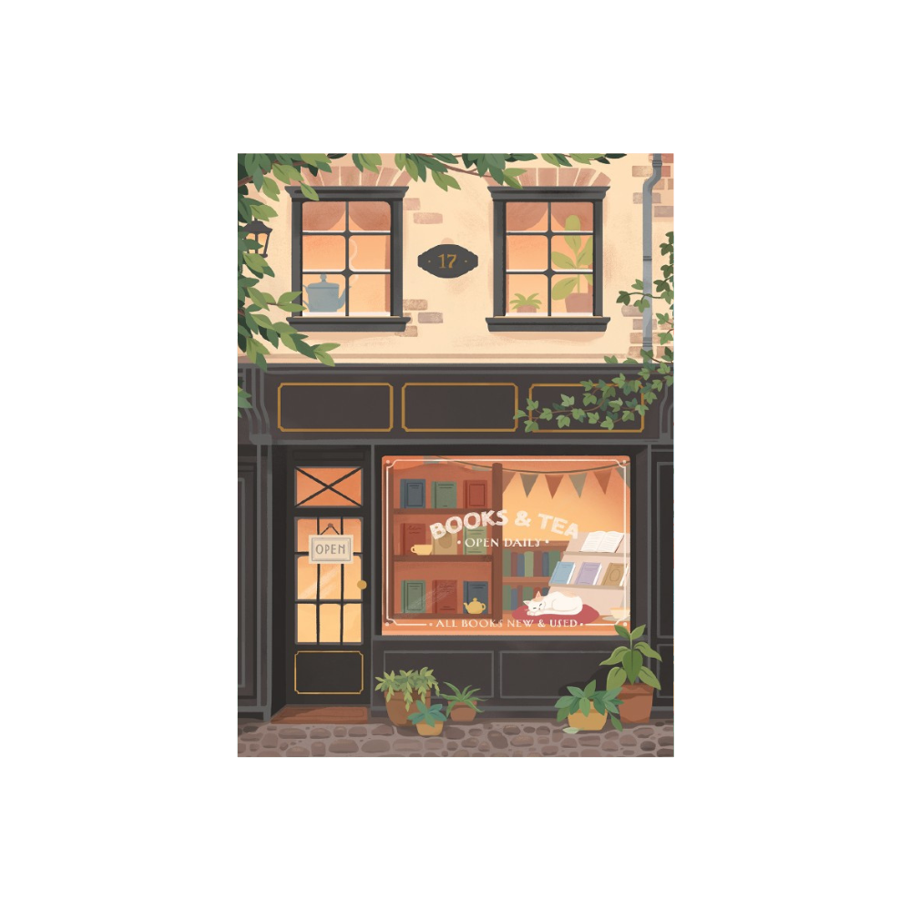 Mini puzzle Books & Tea – Trevell – 99 pieces