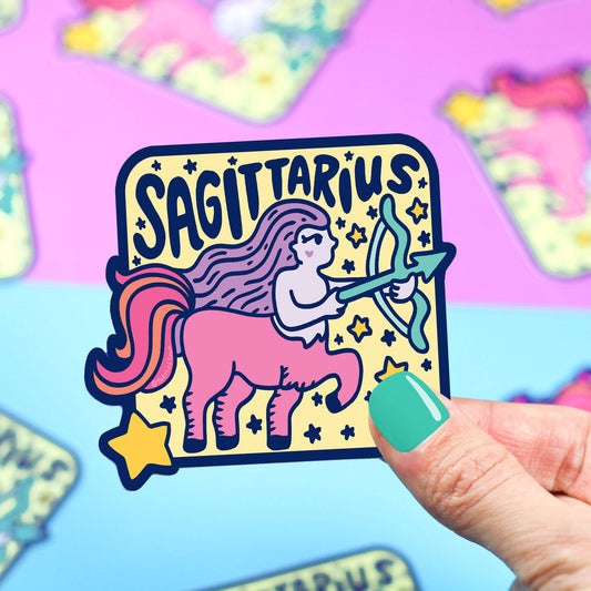 Sagittarius Zodiac Astrology Sign Vinyl Sticker