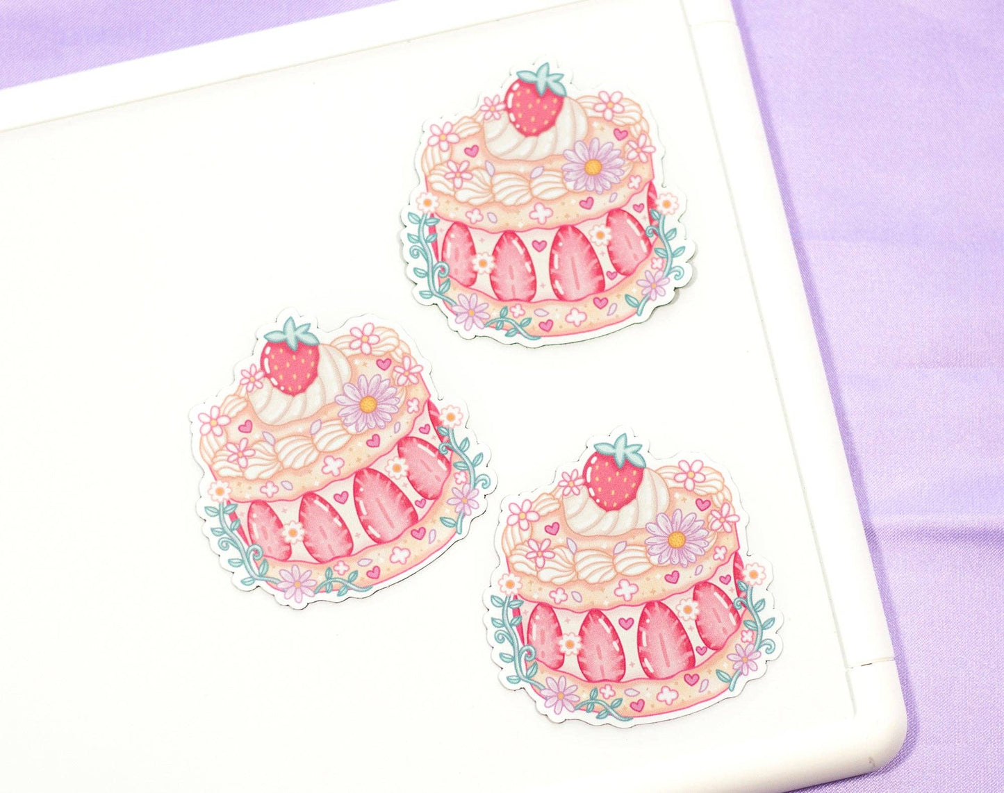 Strawberry Cake Magnet