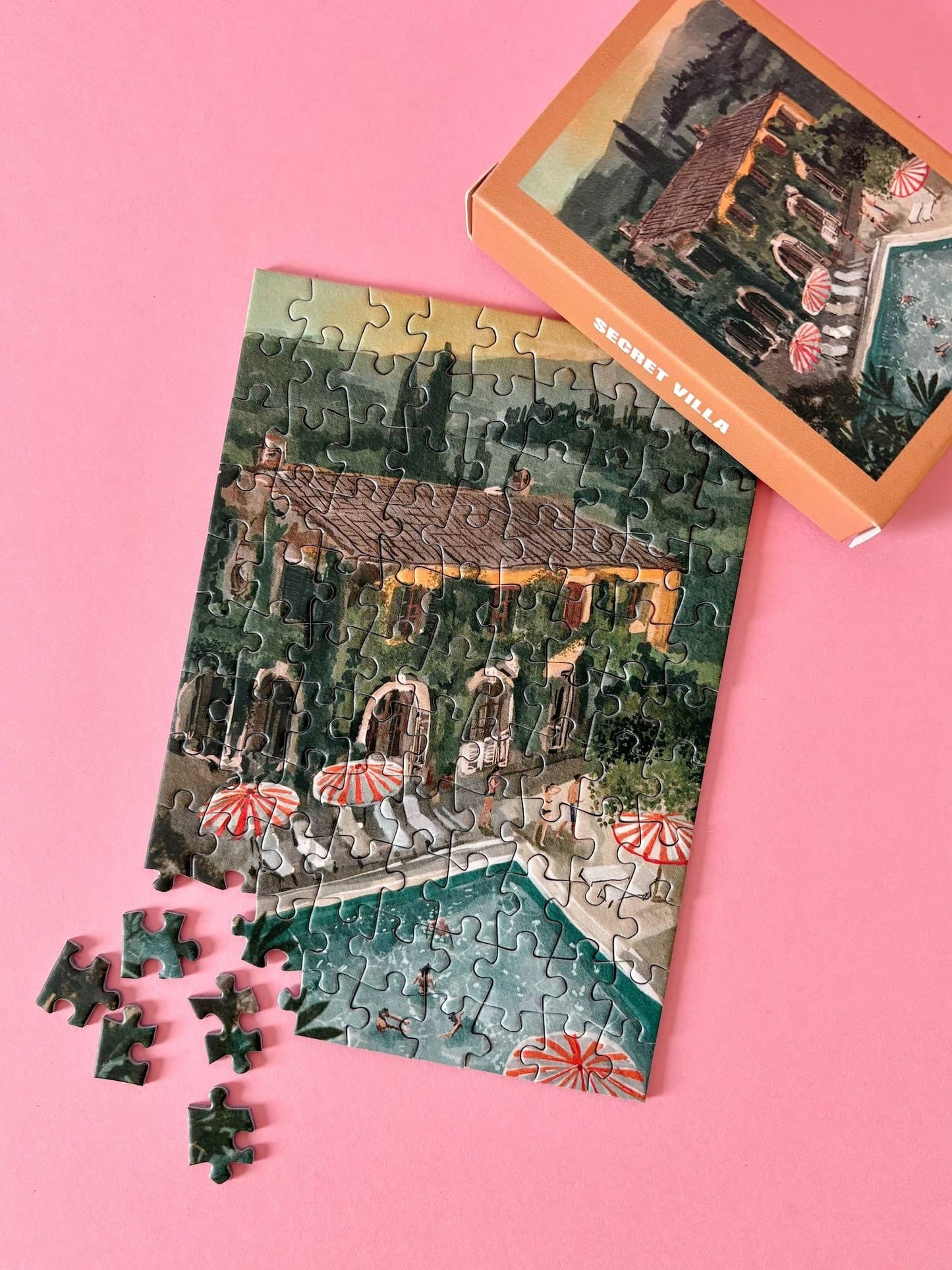 Mini-Puzzle Secret Villa, 99 pieces