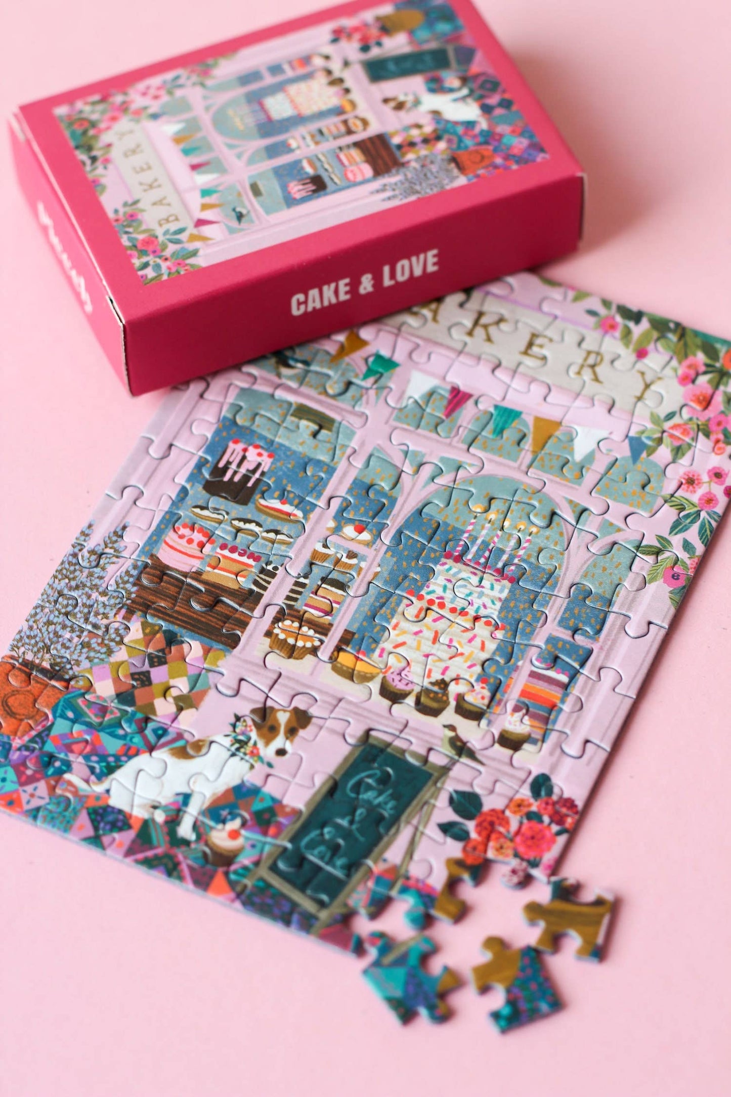 Cake & Love mini puzzle, 99 pieces