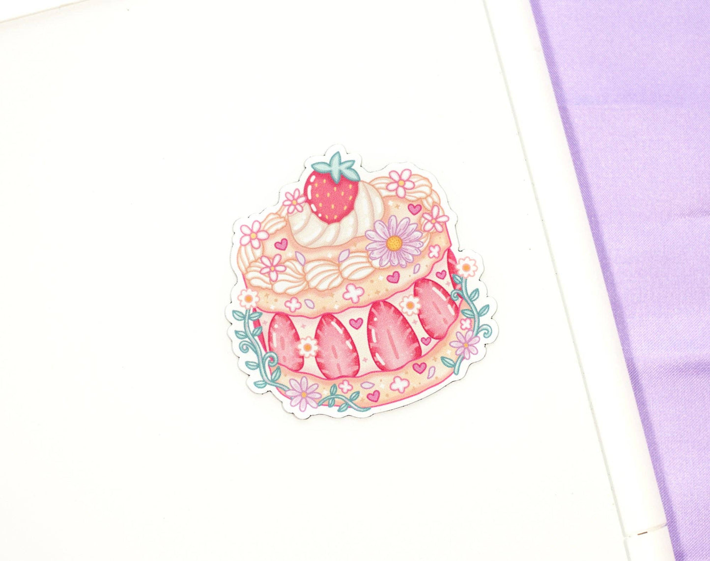 Strawberry Cake Magnet