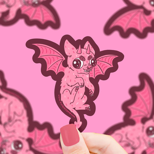 Little Devil Chihuahua Vinyl Sticker