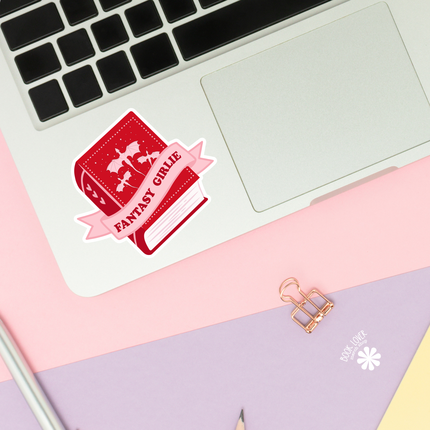 Fantasy Girlie Stickers / Bookish Stickers / Book Lover Gift: 3''
