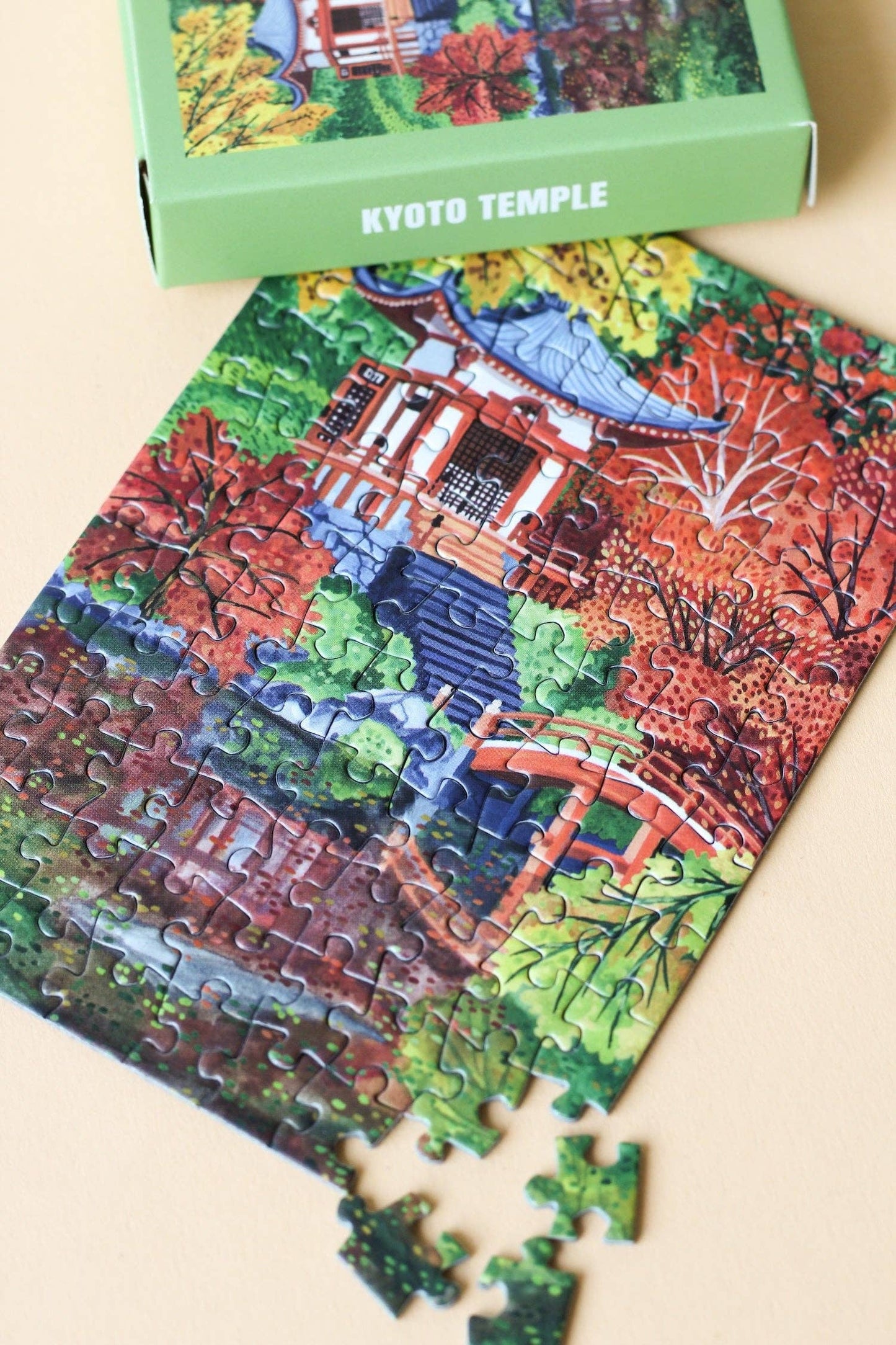 Kyoto Temple mini puzzle, 99 pieces