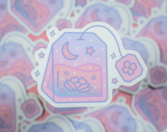 Tea Bag Sticker: Stars