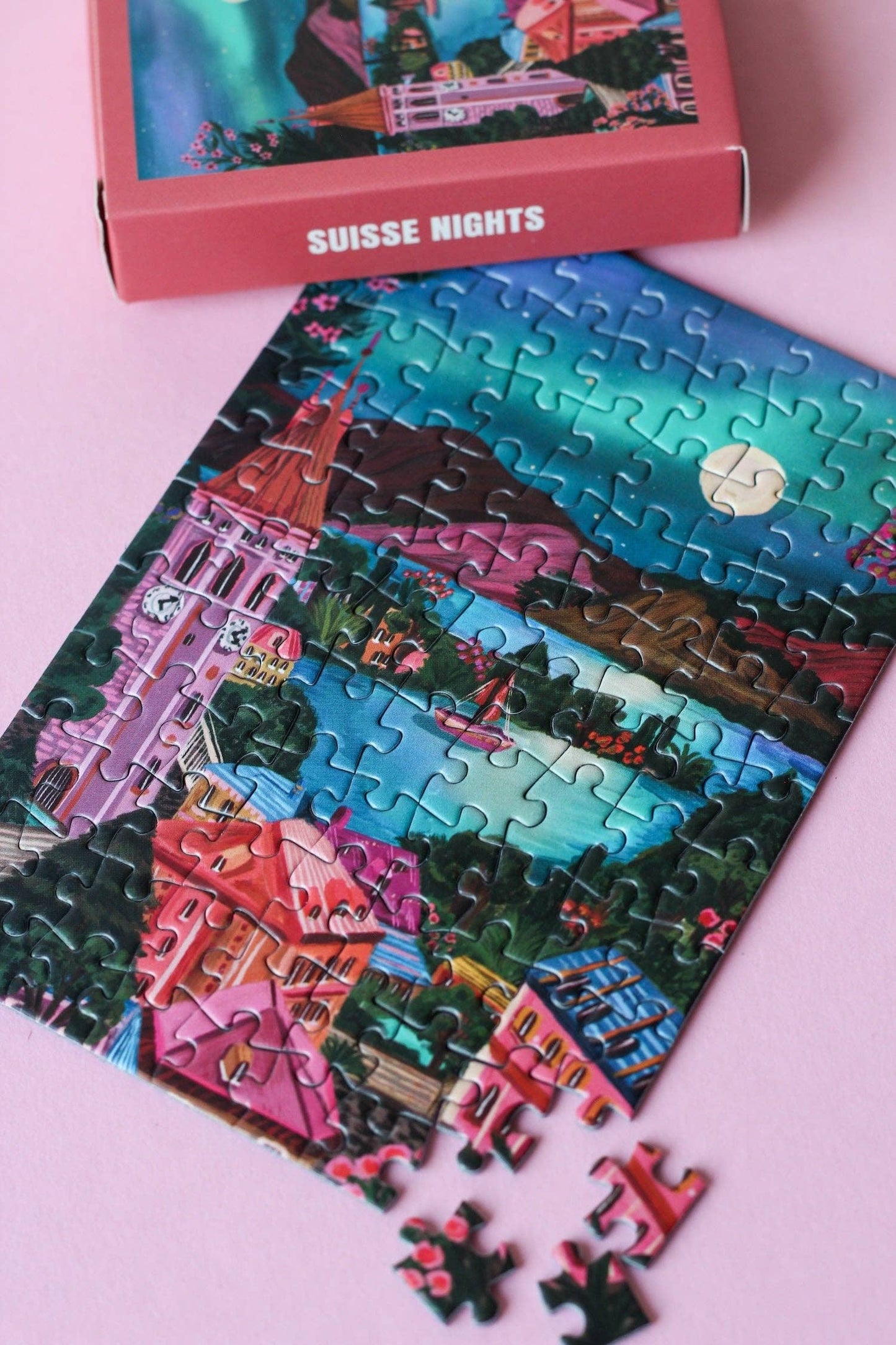 Suisse Nights mini puzzle, 99 pieces
