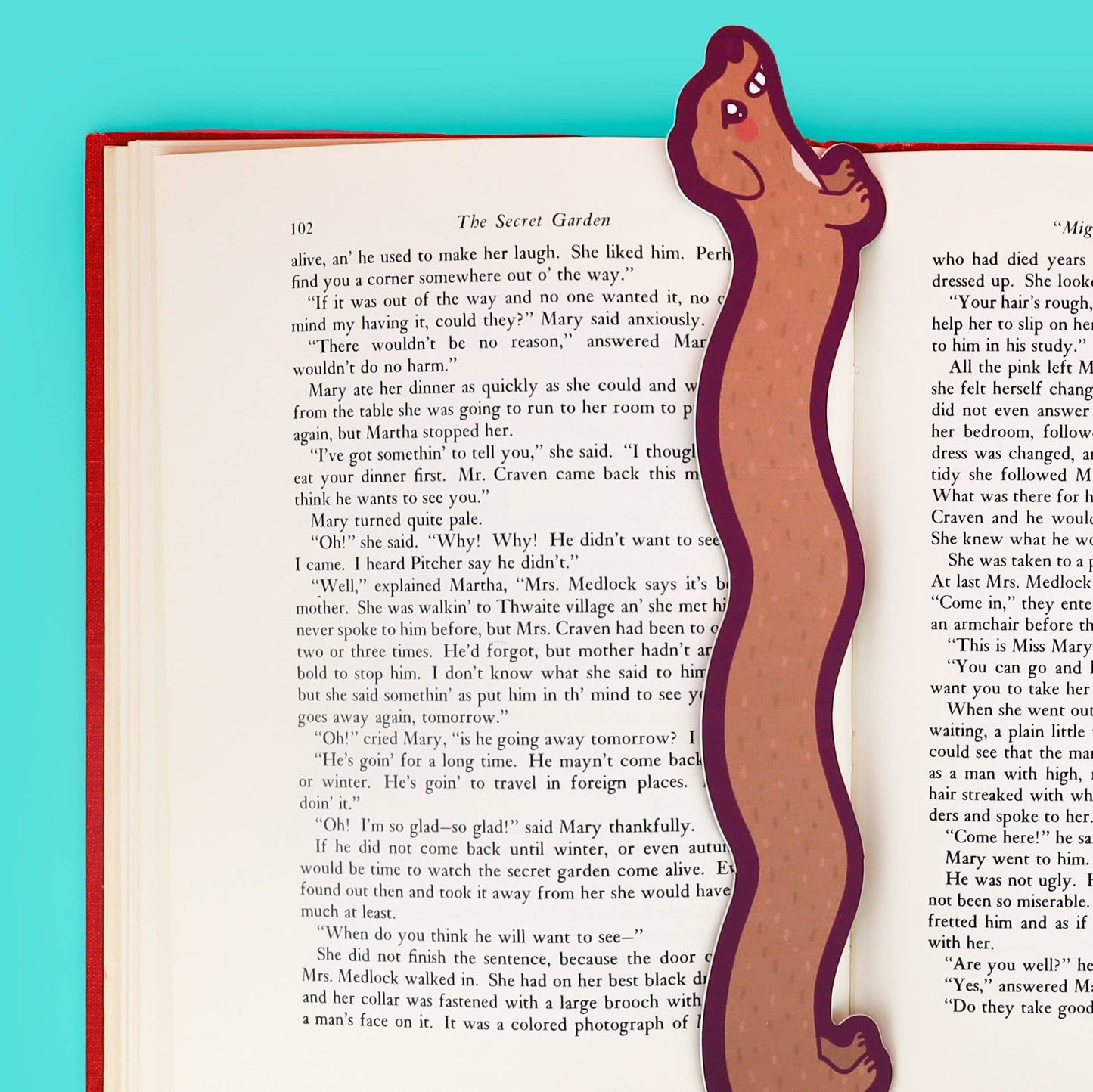 Weenie Dog Long Bookmark