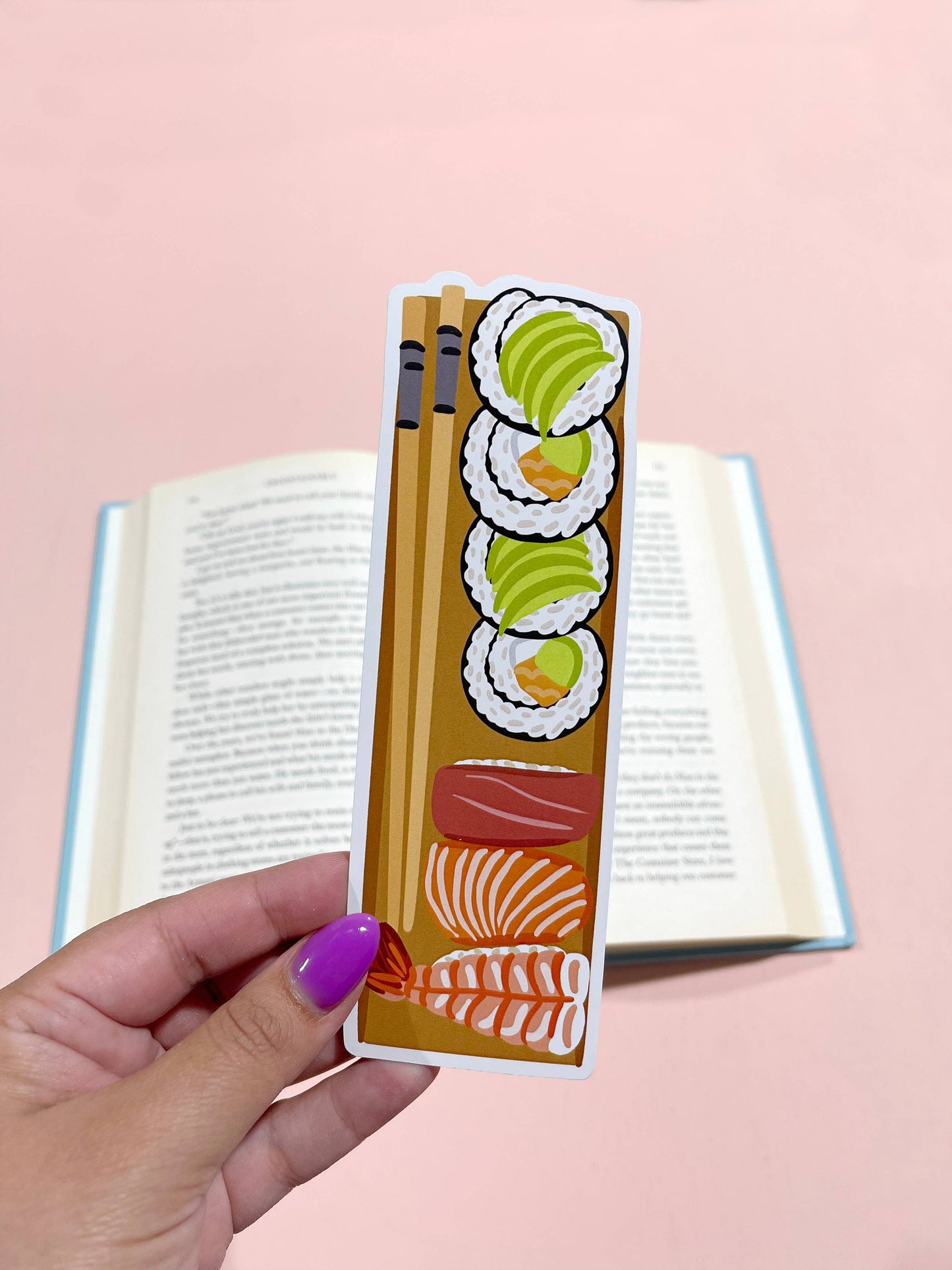 Sushi Die Cut Bookmark