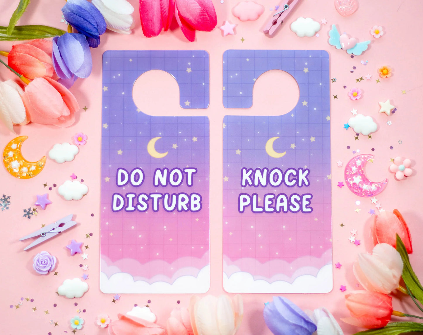 Starry Clouds Door Hanger