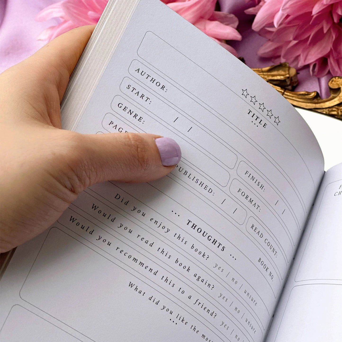 READING JOURNAL WISTERIA