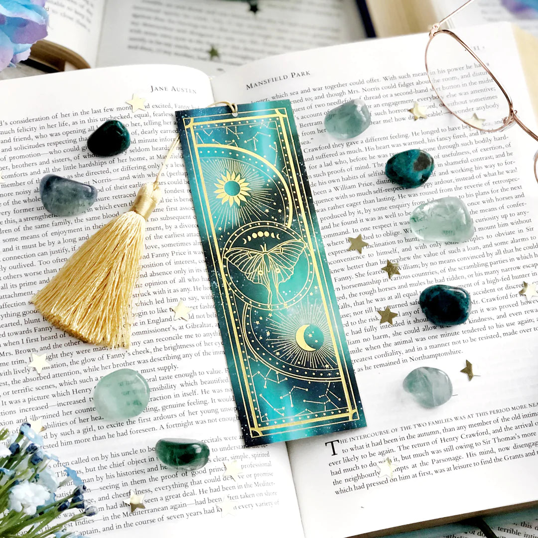 LUNA MOTH BOOKMARK